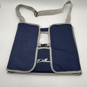 Pillani Kids Car Seat Travel Tray Navy Blue Portable Activity Table with Strap